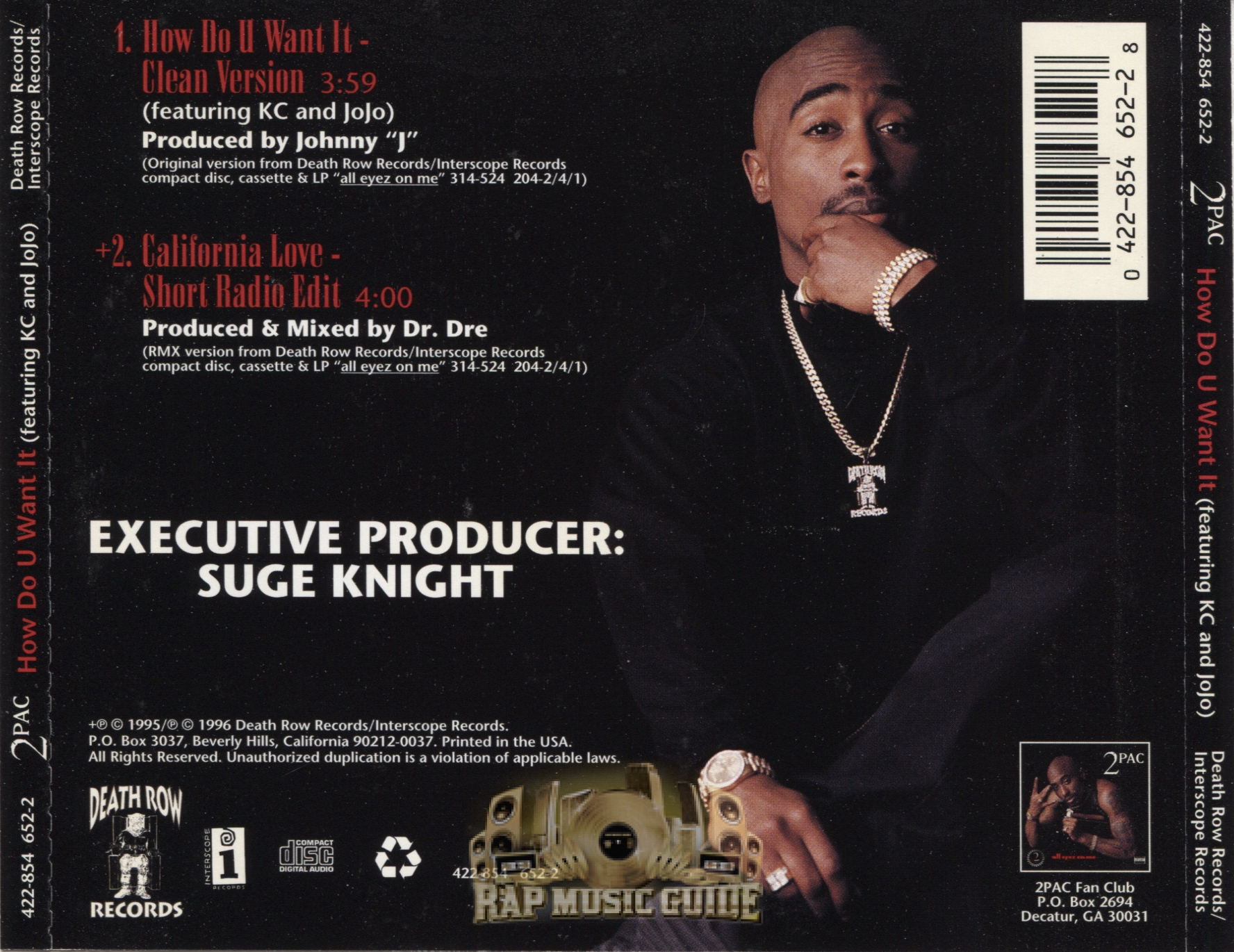 2Pac - How Do U Want It: CD | Rap Music Guide